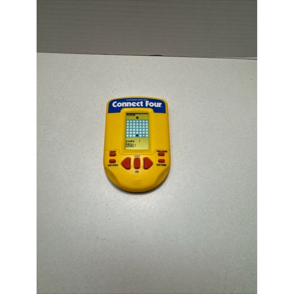 Connect Four Electronic Handheld Game - Yellow